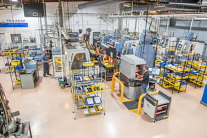 The Tru-Edge warehouse floor